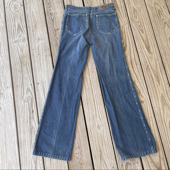Vintage 70s jeans Wild Oats flare unisex 30 / 9 - Picture 1 of 14